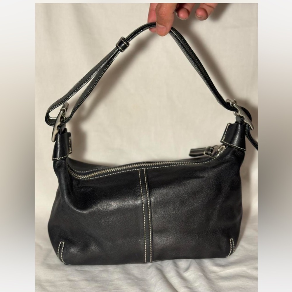 Coach Vinatge y2k legacy Demi hobo black leather shoulder bag